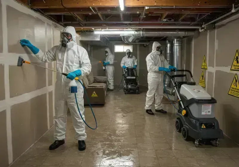 Basement Moisture Removal and Structural Drying process in Carter County, MO